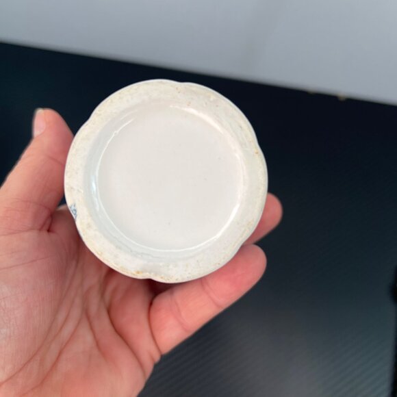 Vintage Norleans Blue & White Ceramic Pitcher Castle Landscape Design Japan - Picture 7 of 10